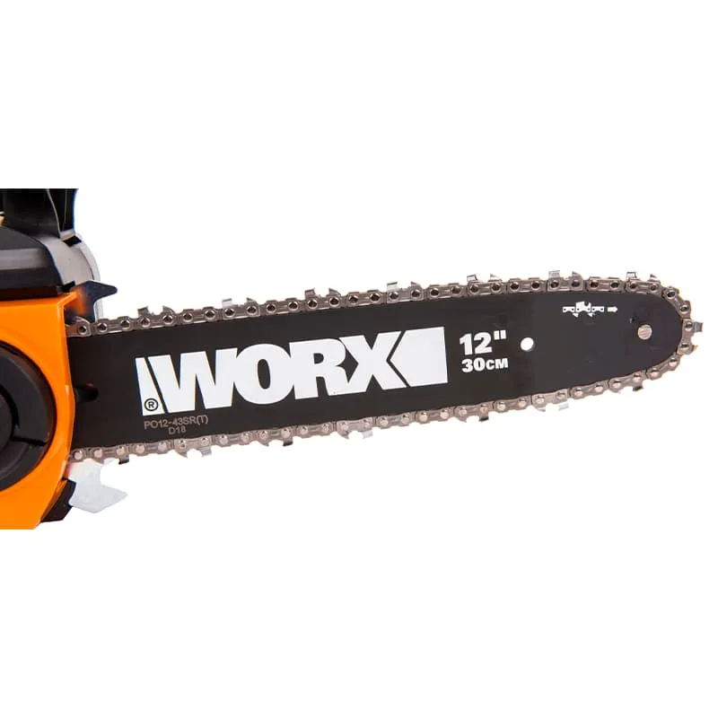 Пила цепная WORX WG381E 40V Li cordless ChainSaw 30 см аккумуляторная — детальное фото